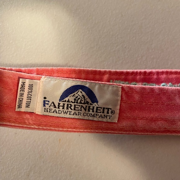 Men’s Hat VISOR - Tacky Jack’s -Red -Orange Beach, Alabama - Picture 2 of 4